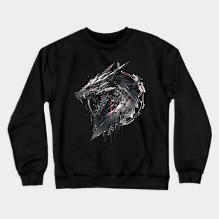 Mecha Tier Tiger Wolf Fuchs Cyborg Wildschwein Crewneck Sweatshirt